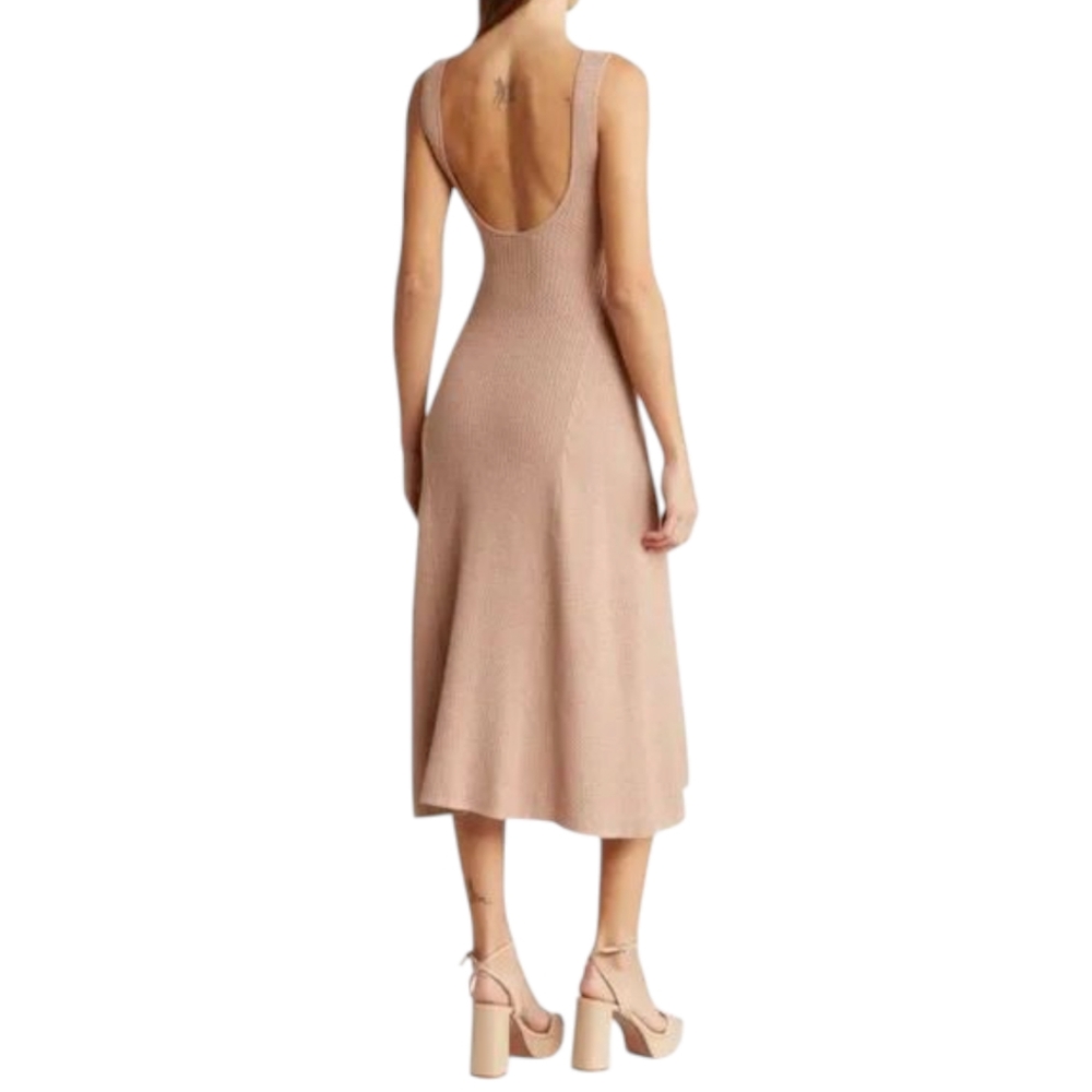 WeWoreWhat Scoop Neck Rib Midi Sweater Dress - Picture 2 of 4